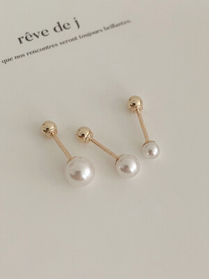 14k gold pearl piercing