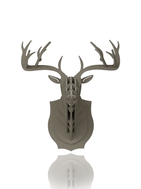 사슴머리장식 그레이컬러 헌팅트로피 (M size) Grey color hunting trophy