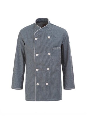 stripe chef coat (Blue) #AJ1362