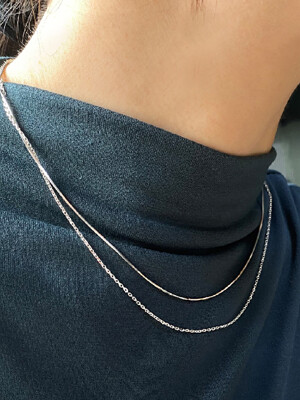 [단독][silver925] Layered Snake Necklace