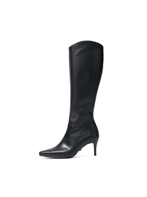 The Glossy Long Boots_Matte Black