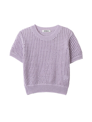 Lulex Waffle Knit Top (Lilac)