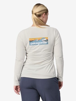[공식] 24SS Womens Long-Sleeved Capilene® Cool Daily Graphic Shirt - Waters 45175P5