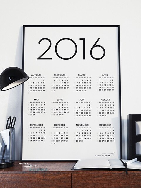 2016 SIMPLE CALENDAR