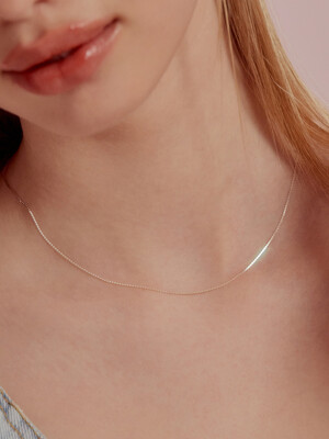 (SILVER925) Shining Chain Necklace NZ2011