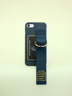 SUN CASE LEATHER CARD GREEN NAVY