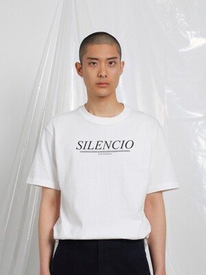 SILENCIO UNCLE T-SHIRTS(OFF-WHITE)