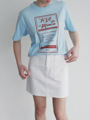 Out-pocketed Denim Mini Skirt SJ4MS764_2color