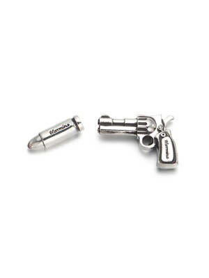 gun&bullet earring