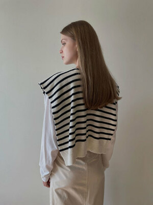 WOOL SHAWL MUFFLER_STRIPE