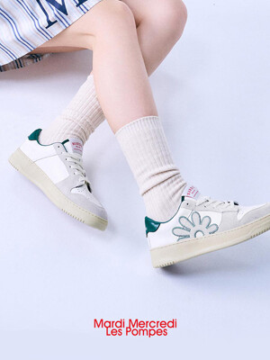 PUR LEATHER SNEAKERS_IVORY