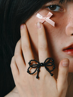 Onyx Butterfly Ring