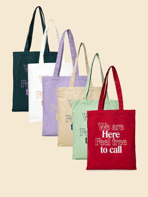 [by Atelier] HERE COTTON BAG_6 Colors