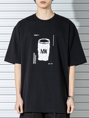 TUMBLER OVERSIZED T-SHIRTS MSTTS002-BK