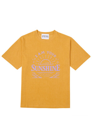 SUNSHINE Pigment T-Shirts - YELLOW