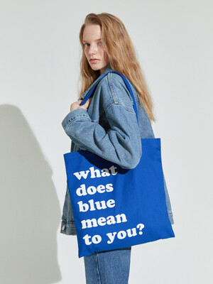 color bag (blue)