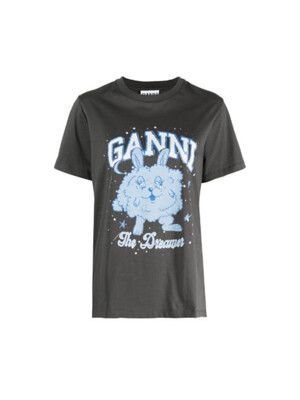 가니 릴렉스핏 드림 버니 반팔 티셔츠 T3676 490