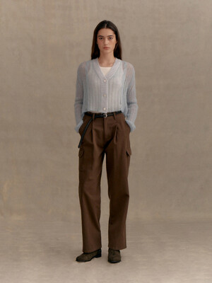PVIL Cotton Cargo Pants(Brown)