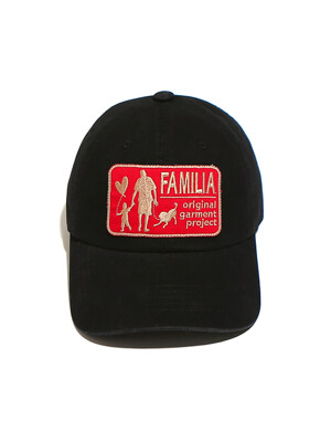 Washed Chicano Family Cap Black