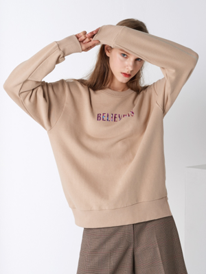 BELIEVERS MTM T-SHIRTS BEIGE