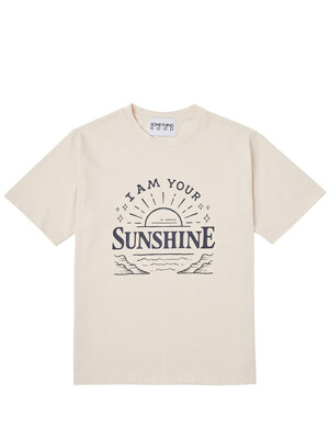 SUNSHINE Pigment T-Shirts - NATURAL