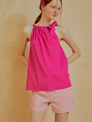 Ribbon summer blouse(2colors)