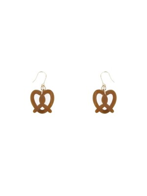 TWO PRETZELS EARRING