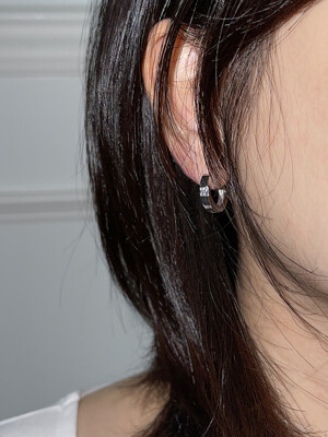 Square Cubic Ring Earring