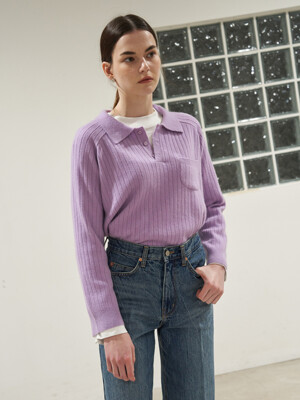 Collar Knit (Lavender)