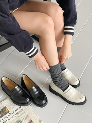 IS_231605 Teddy Chunky Loafers (2colors)