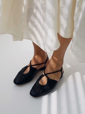 French ballet shoes Black