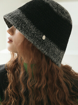 [단독]Clossy knit bucket hat_5color