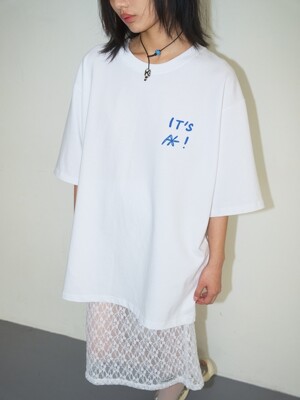 Its Saalty Overfit T-shirt / White