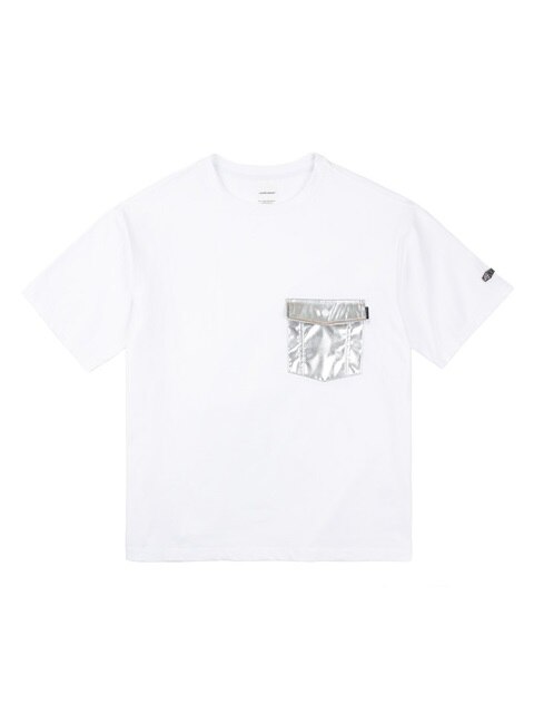 SILVER POCKET S/S TEE WHITE