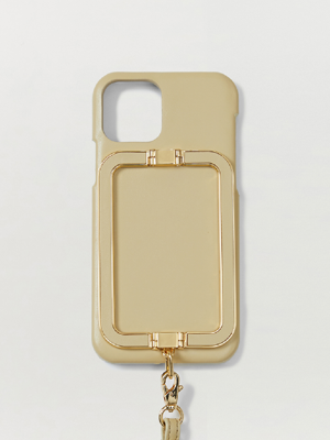 Phone Case with Leather Strap Liney Beige