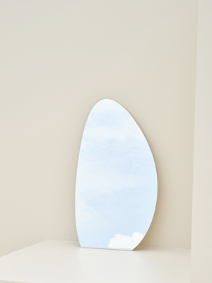 노프레임 비정형 스탠드 미러 대형 탁상 전신 거울 2size