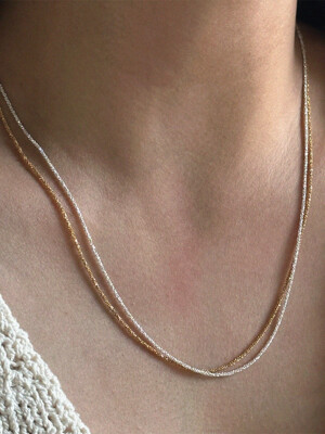 silver925 tassel necklace