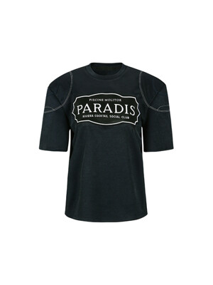 PARADIS-EMBROIDERE T-SHIRT_NAVY