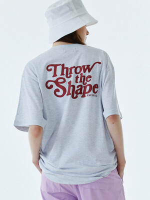 Shape Logo T-Shirt Melange Gray