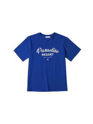 SITP5110 루즈 핏 파라다이스 티셔츠_Royal blue