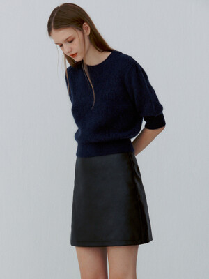 Eco Leather Mini Skirt