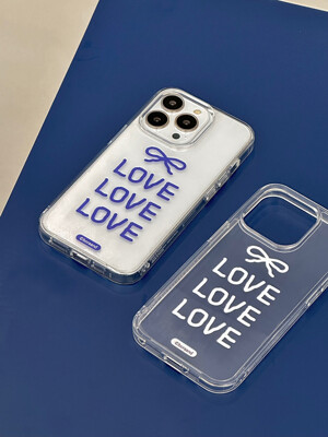 Love Love Love case  (Jelly/Jell-hard case)