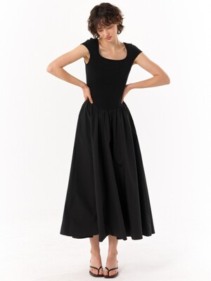 Florence midi dress (black)