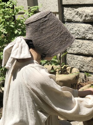 잼머 라피아 보넷 : Jammer raffia bonnet [4colors]
