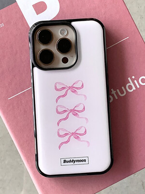 triple pink ribbon epoxy case