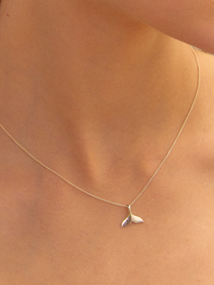 [SILVER] WH TAIL P NECKLACE