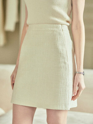 Basic Tweed Set-up Skirt_2color