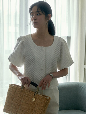 Puffy Short Blouse_2color