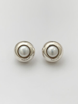 rosalie pearl silver earring