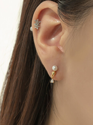 DOUBLE ROUND EARRING